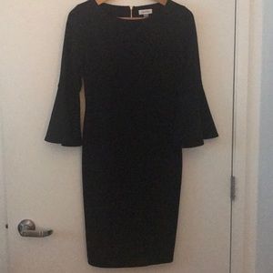 Calvin Klein 3/4 Bell Sleeve Dress